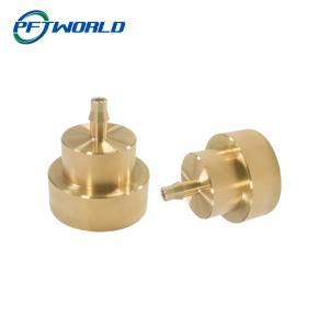 Da linha central de bronze da elevada precisão 5 das peças do CNC produção em