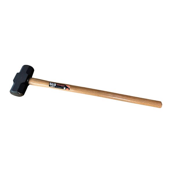 Sledge hammer with wooden handle