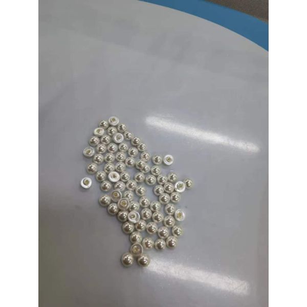 3mm 4mm 5mm 6mm 8mm  Round Cabochon Half Round ABS Plastic Pearl for Shoes Bag Making
