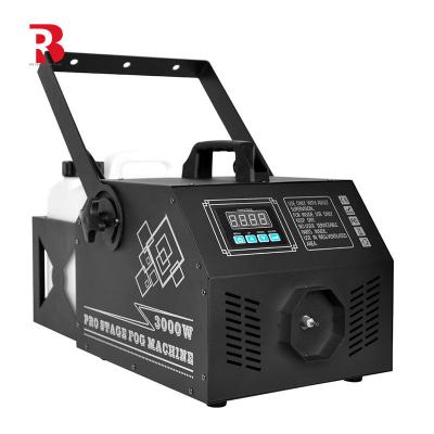 Máquina de fumaça de nevoeiro de 3000W DMX controle remoto do capô para palco profissional