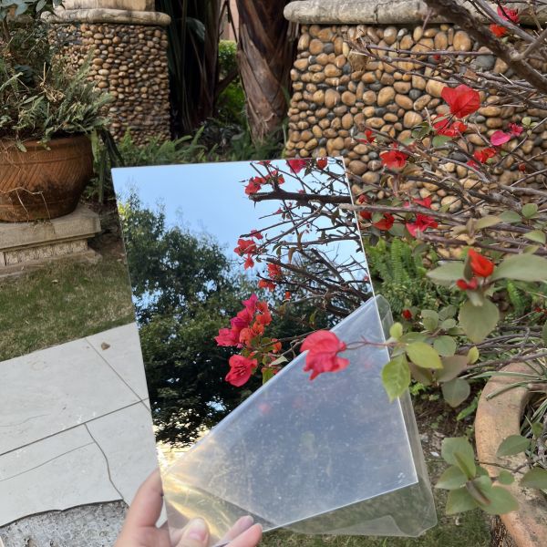 Economical Polystyrene Mirror Panels - Custom Cut for Decor & Crafts