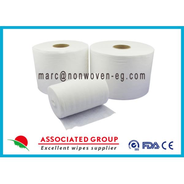 Food Services Spunlace Nonwoven Fabrics High Saturation Rate Embossed
