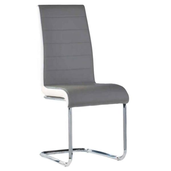 Stackable PU Leather Metal Leg 30KGS 0.42CBM Modern Dining Chair