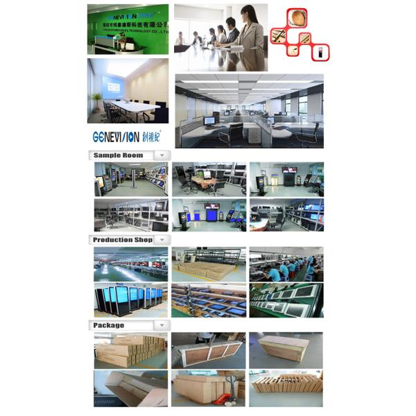 Дисплей 500кд/М2 афиши 55 цифров Синьяге рекламы киоска экрана касания Лкд дюйма