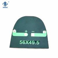 ZW-56495 heterojunction poly corbonate solar panel 5V 0.35W Epoxy adhesive solar panels 70mA
