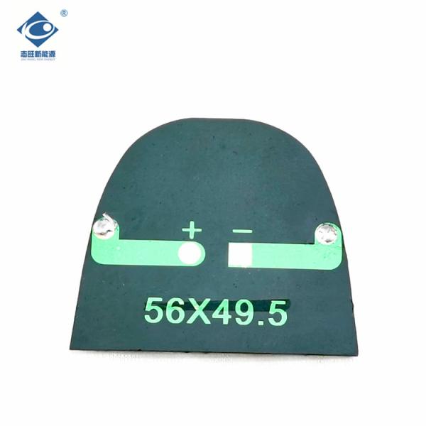 ZW-56495 heterojunction poly corbonate solar panel 5V 0.35W Epoxy adhesive solar panels 70mA