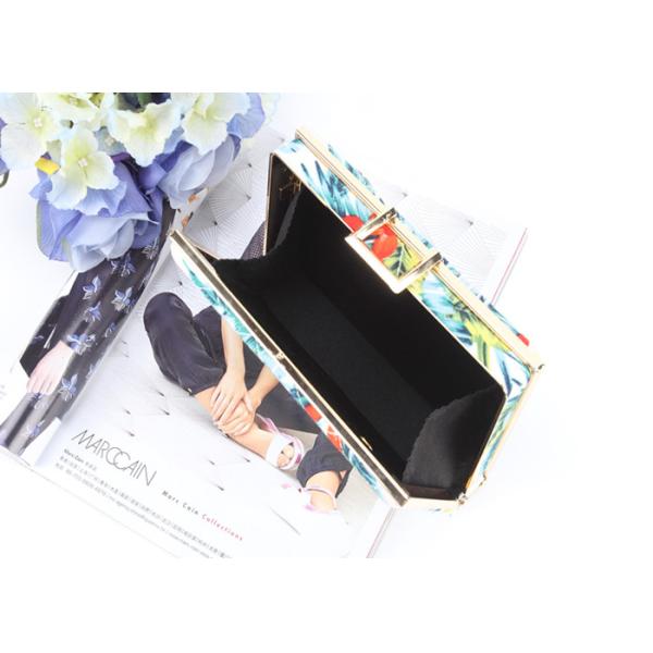 most popular high-end PU fancy clutch bags women party mini handbags
