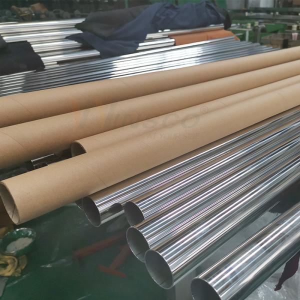 Ruído 304 tubo de aço inoxidável de 316 dispositivos elétricos dos cercos do chuveiro da tubulação da cremalheira de toalha do banheiro do espelho da cor 8k 18k de Pvd