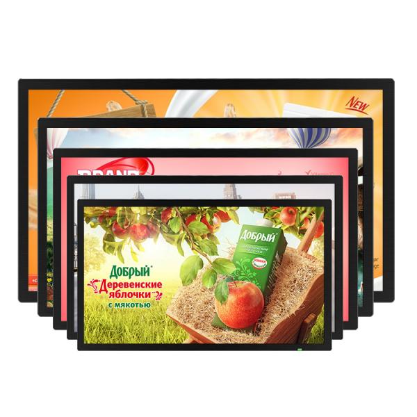 Wall Mount Commercial Monitors Digital Signage Android Without Information Kiosk 75 Inch