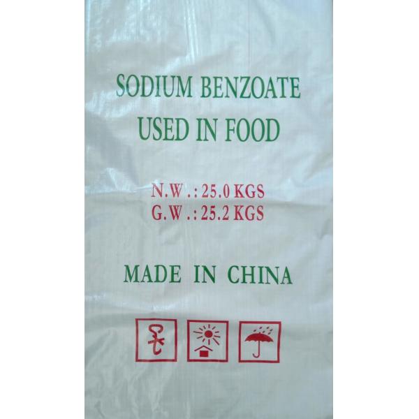 Sodium Benzoate Food Grade CAS 532-32-1 with Formula C7h5nao2 and EINECS 208-534-8
