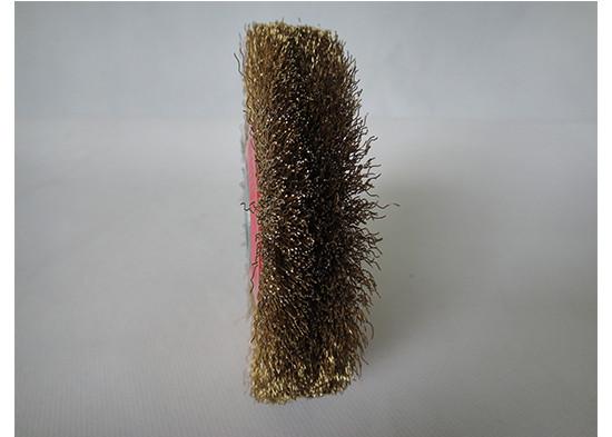 8 inch crimped bench wire wheel brush, 5/8 Arbor,medium face,0.008'' wire,Hawk brand
