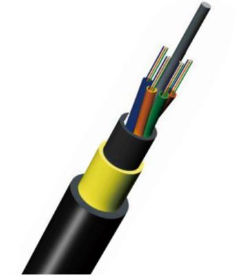 Revestimento exterior do PE do dobro do cabo de fibra ótica de GYFTY53-FS para direto de FTTX enterrado