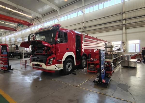 pó 500Kg seco que enche o caminhão 6.45m da brigada do carro de bombeiros da espuma 100Km/H que levantam
