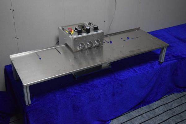 Grey Aluminium PCB Depanelizer With Six Blades For LED Tube T8 Strip