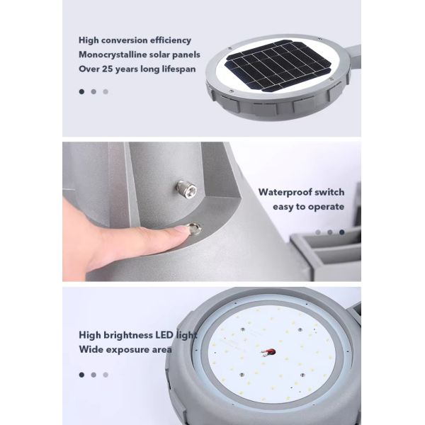 Super Bright Solar LED Garden Lights LED Outdoor Lights with Motion Sensor
