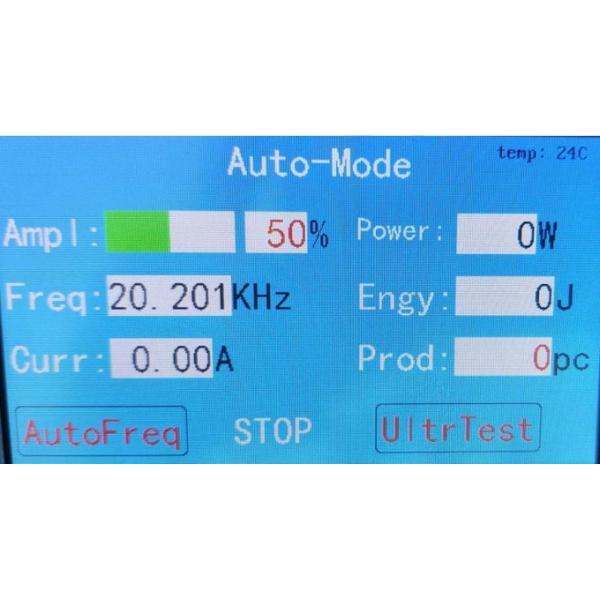 Nonwoven 20khz Ultrasonic Weld Generator 2000 Watt with Touch Screen