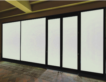 Bathroom / Hotel PDLC Smart Glass Film Ultraviolet Protection Sound Insulation Office Switchable Glass PDLC Auto Dimming Glass