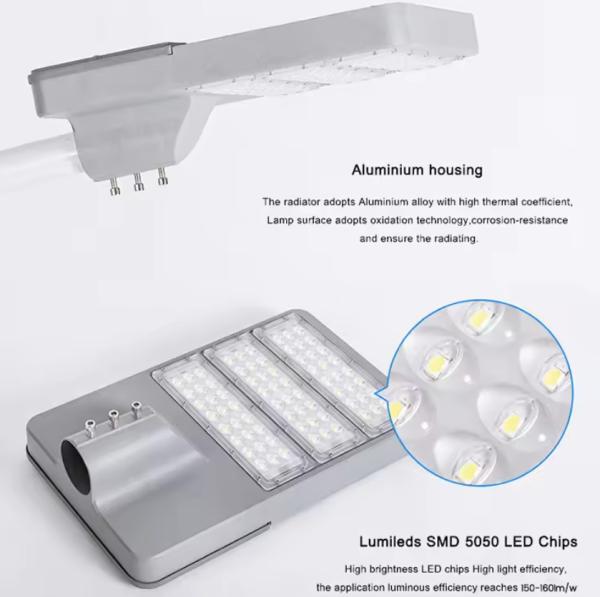 High Lumen 50w 100w 150w 200w 300w Parking Lot Led Shoebox Street Lamp Waterproof Outdoor Ac Street Lighting Led