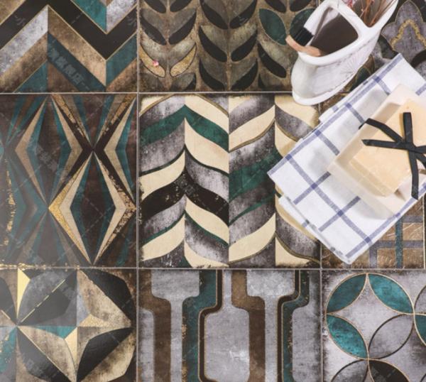 AAA Grade Light Brown Ceramic Floor Tile 200x200mm