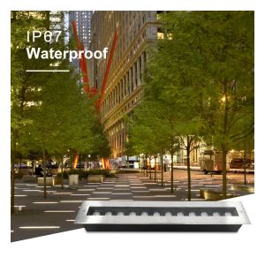 LED Underground Light Length 1000MM IK08 RA85 24W 48W CCT 3000K For Building Lighting Project