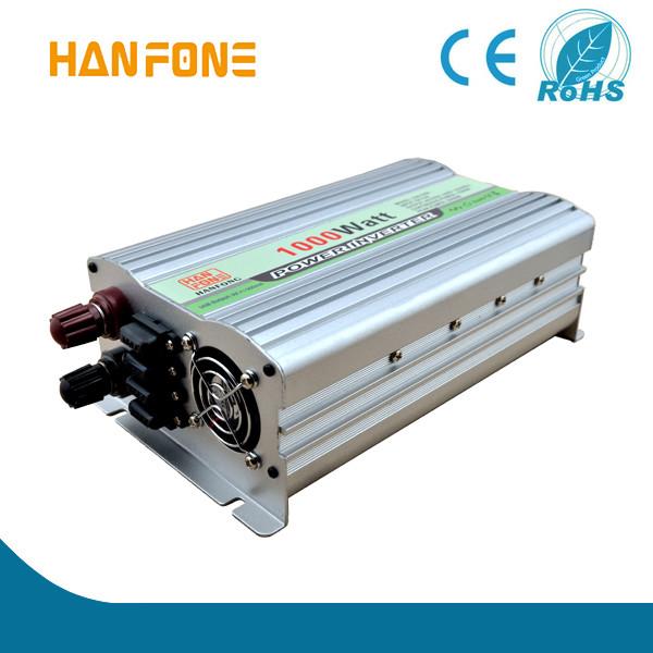 China HANFONG manufacture off grid solar power inverter 1000w 2000w modified sine wave inverter DC12V TO AC 220V