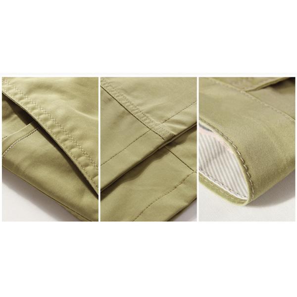 Pantalones de carga para hombres 2022 Primavera y verano Pantalones delgados de cintura alta recta del vestido de papá