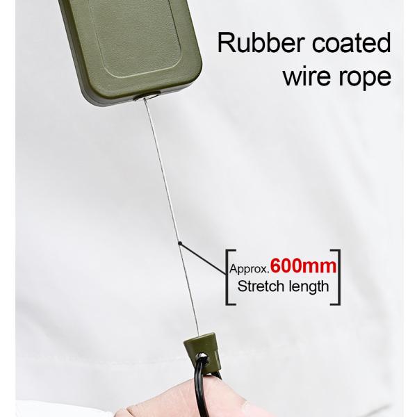 Деи наружной значок катушка магнитный карабинер застежка шнур оттягиваемый шнур ключевой кольцо6771