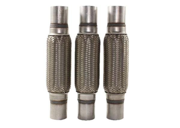 2X8X12 Automotive Exhaust Flex Pipe With Inner Braid And Nipple