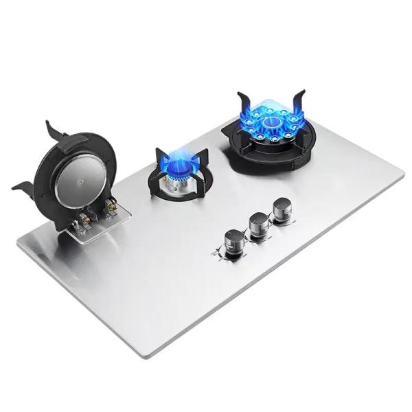 Electronic Ignition Gas Burner 2 3 4 5 6 Burner Cooker Stove Fashion Built-in Gas Hob