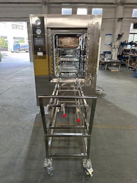 800L Microbiology Culture Square Chamber Horizontal Steam Autoclave