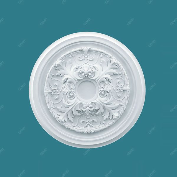 M-7128 Wholesale Polyurethane Foam Round Fireproof House Redecoration Ceiling Design