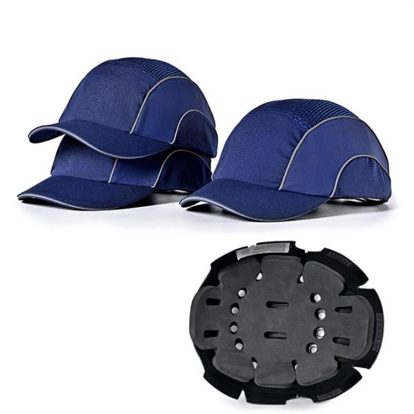 Противоударная ткань в бейсбольном стиле, противоударная легкая шапка для защиты труда