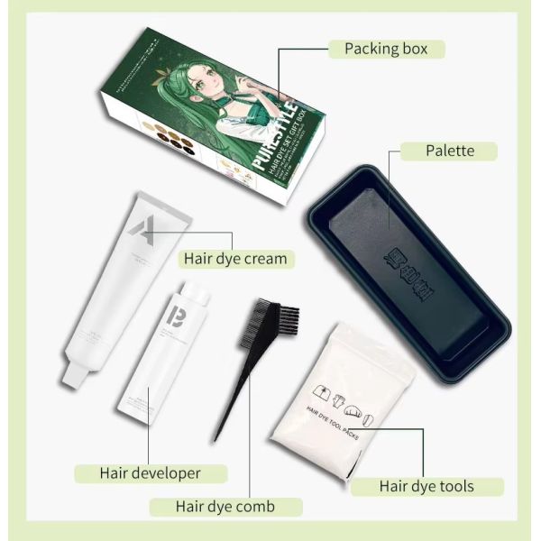 Purestyle Semi Permanent Hair Dye Set Home Use OEM Wholesale Hair Color Manufacturer Natural Hair Color