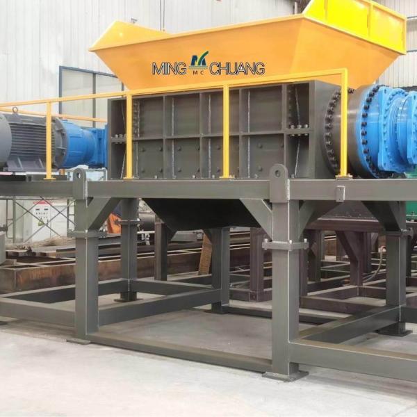 High Power Popular Metal Copper Wire Two Shaft Shredder with Planetary Reducer Sturdy