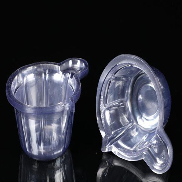 Материал PE собрания образца устранимой чашки мочи пластиковый прозрачный