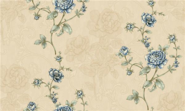 Fashion Deep Embossed Wallpaper , Bedroom Damask Wallpaper For Decoration