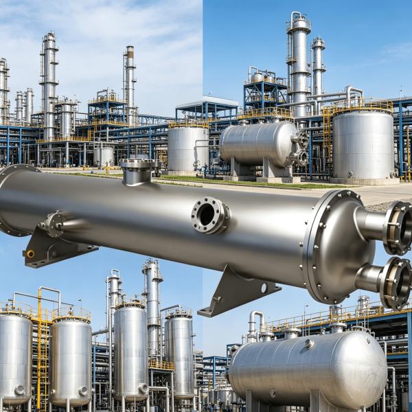 Stainless Steel Fuel Separator with Customized Size and 0.1-10 Mpa Design Pressure for Industrial Gas Purification