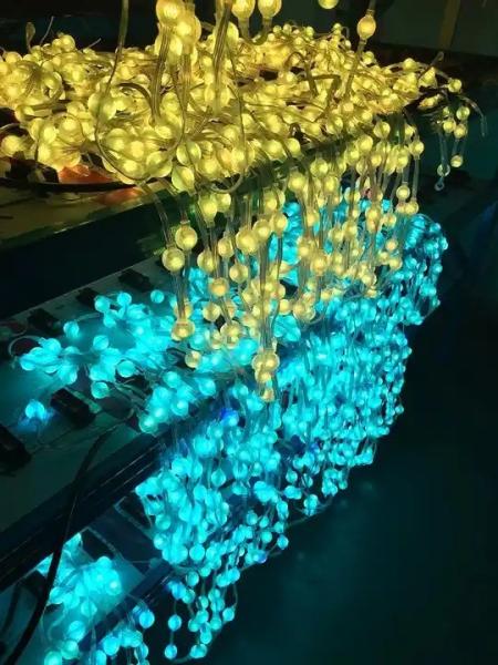 DMX Control LED String Lights DC12V IP67 With 70lm Lamp Luminous Flux
