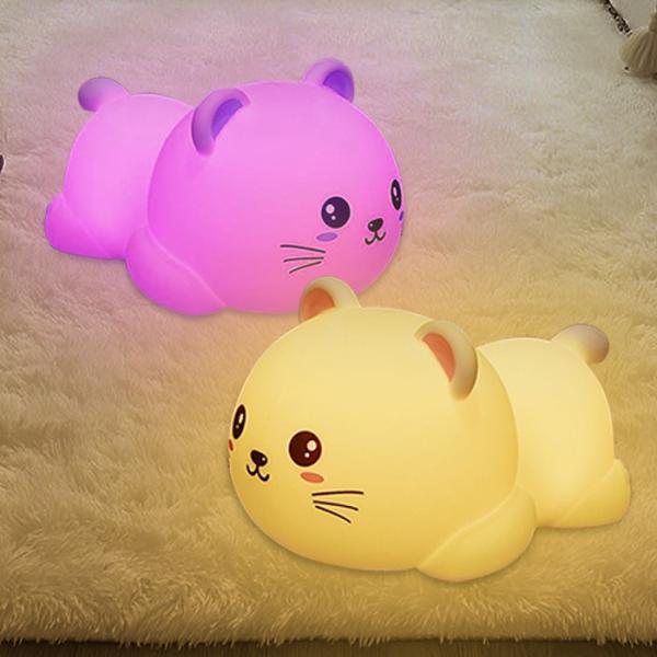 Practical ABS Silicone Night Lamp , Multipurpose Silicone LED Night Light