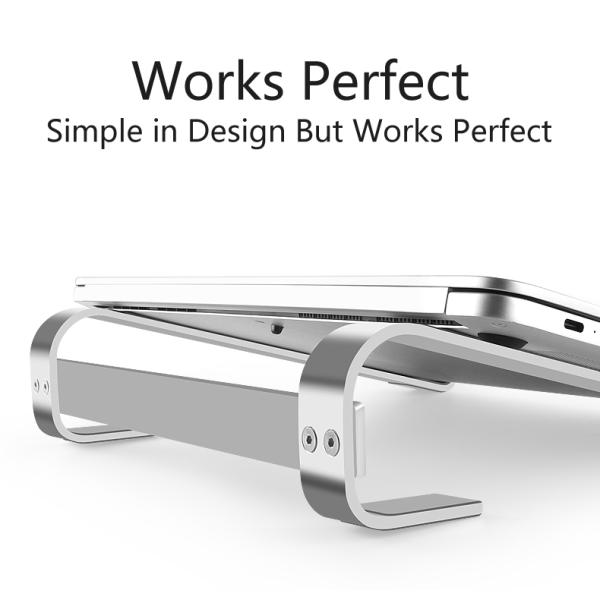 Thickened Aluminium Alloy Laptop Stand Universal Laptop Holder for 10-18in Laptops Hollow Design Stable Triangle Design