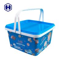 Envase de encargo de la galleta IML de la galleta 113OZ del cuadrado 195m m
