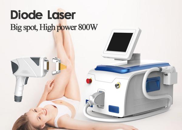 Electric Diode Laser Hair Removal Machine / Skin Hair Removal Machine For Beauty Salon