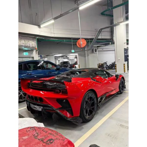 N Style Lamborghini Body Kit Carbon Body Kit Front Lip Side Skirts Spoiler Rear Diffuser