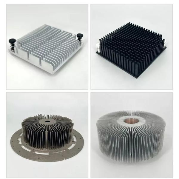 Small Size CPU Heatsink Custom Aluminum Radiator OEM Drawing