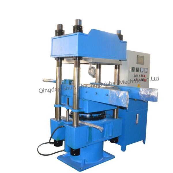 Hot Press Plate Rubber Vulcanizing Machine / Silicone Vulcanizer
