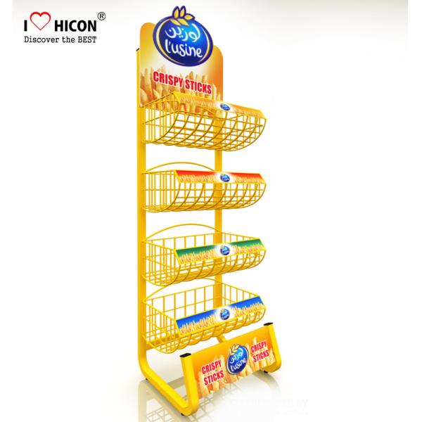 1 Minitue Understand POP Merchandise Displays Attractive Wire Snack Display Racks