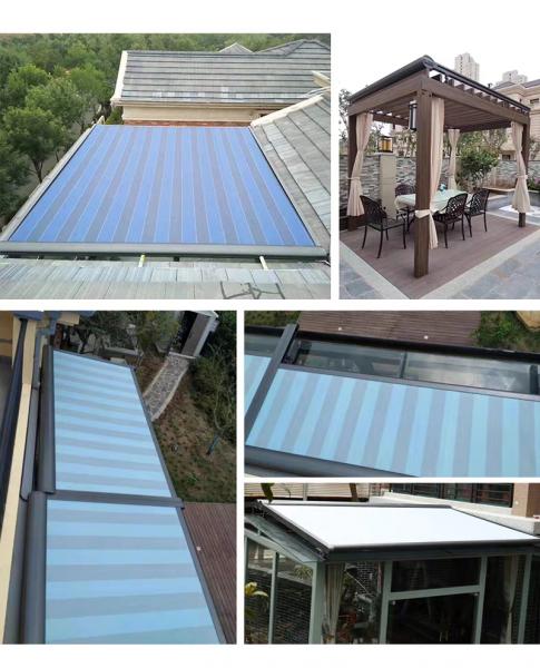 Алюминиевый водонепроницаемый выдвижной люк тень солнечная крыша тень