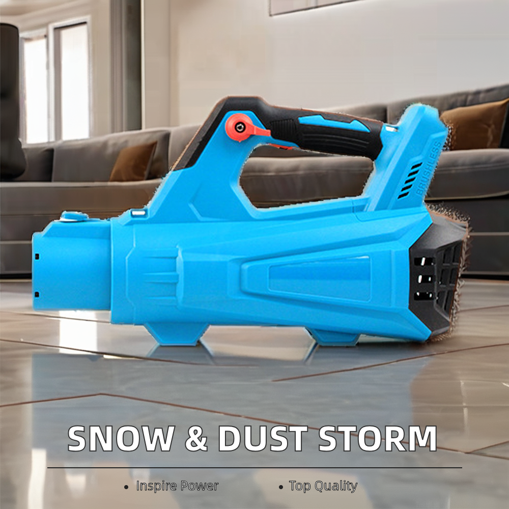 Industrial & DIY Grade Lightweight 21V Battery-Powered Snow & Air Blowers Cordless 21V Leaf Blowers Electric Air Blower High Power Brushless Lithium Battery Powered Handheld Cordless Tool