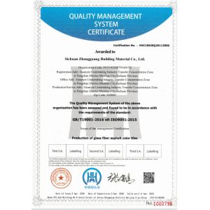 Sichuan Dimax Building Materials Co., Ltd. Сертификации