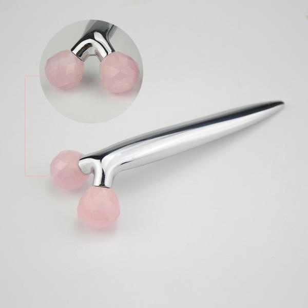 3D Crystals Jade Face Roller V Shape Facial Lift Massage Tool